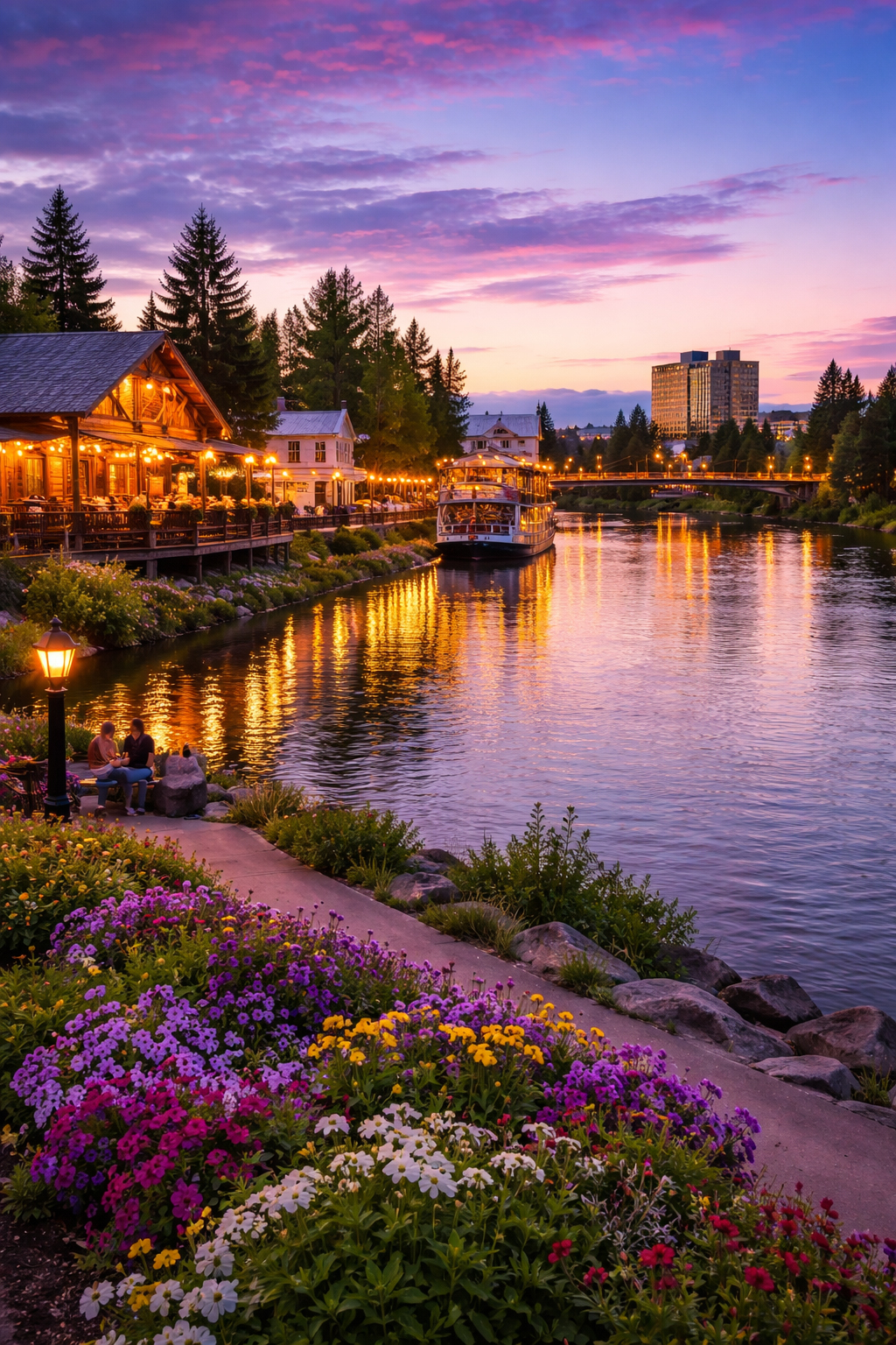 フェアバンクスの夕景