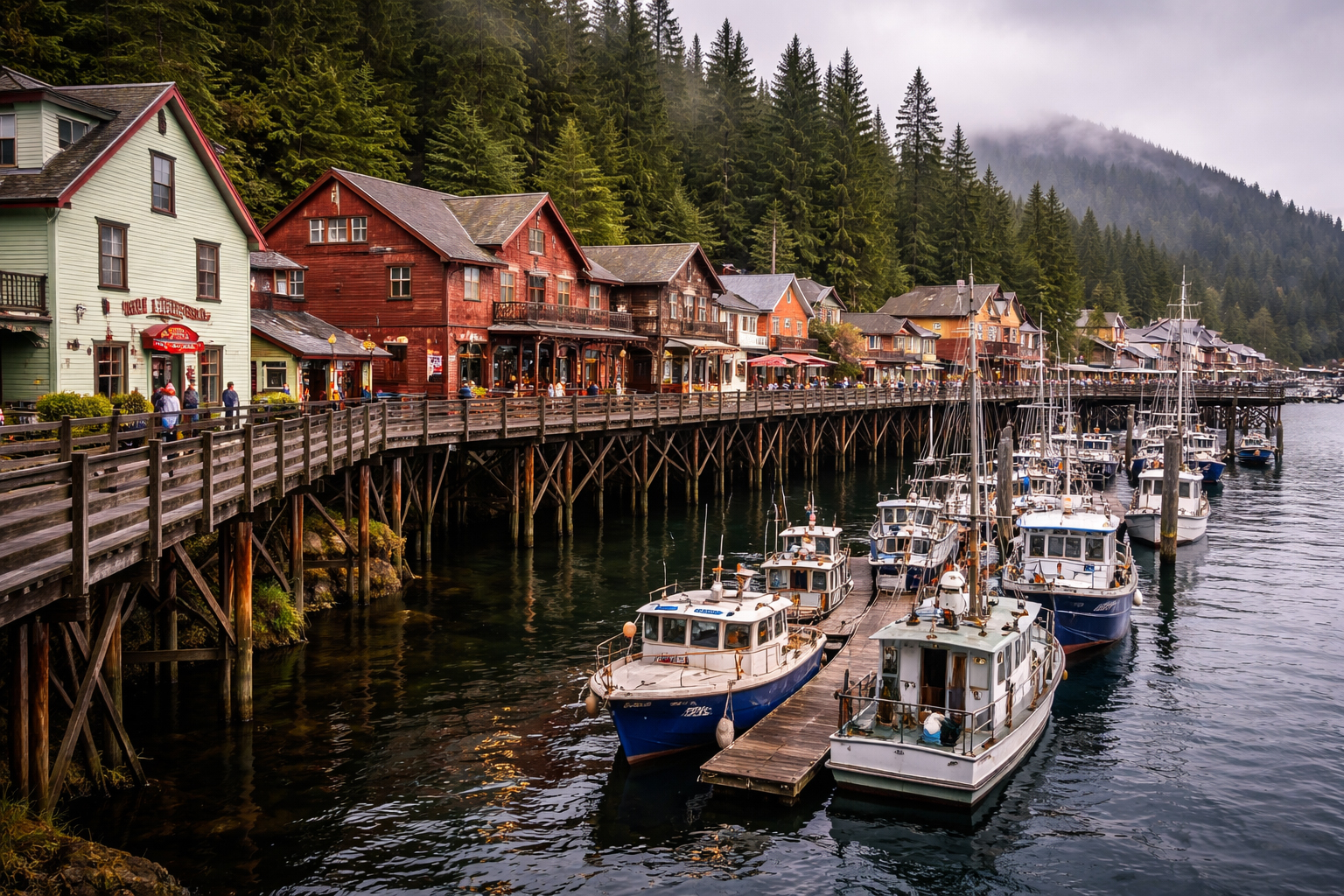 ケチカンの歴史的ウォーターフロント