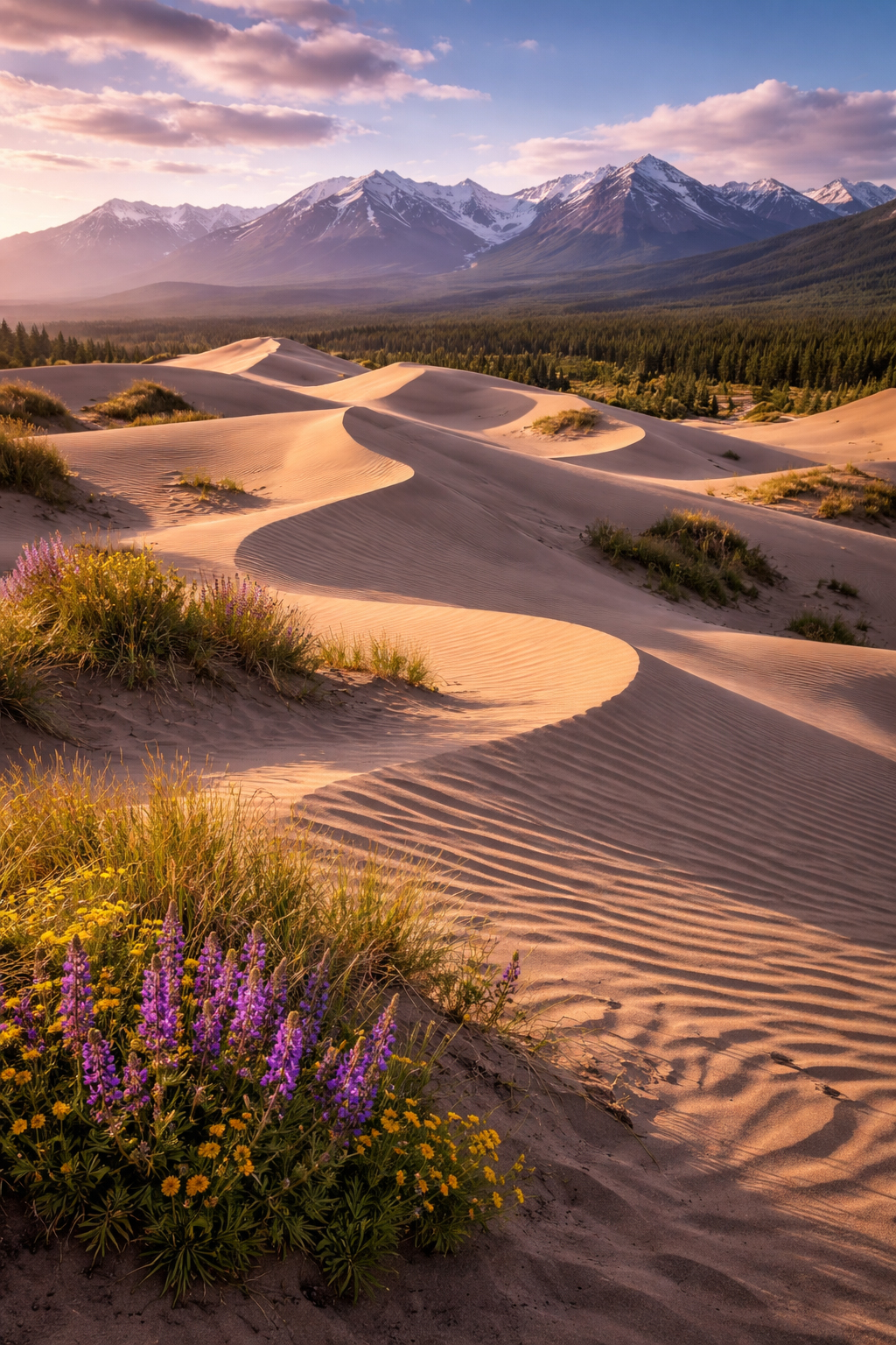 コバック砂丘の光