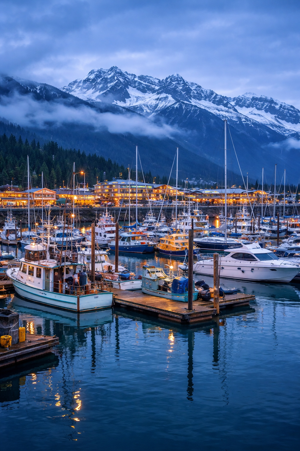 港町のアラスカ